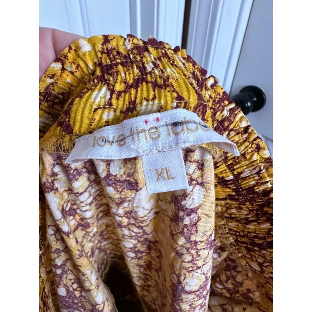 Anthropologie Floral A-Line Midi Skirt - Picture 6 of 6